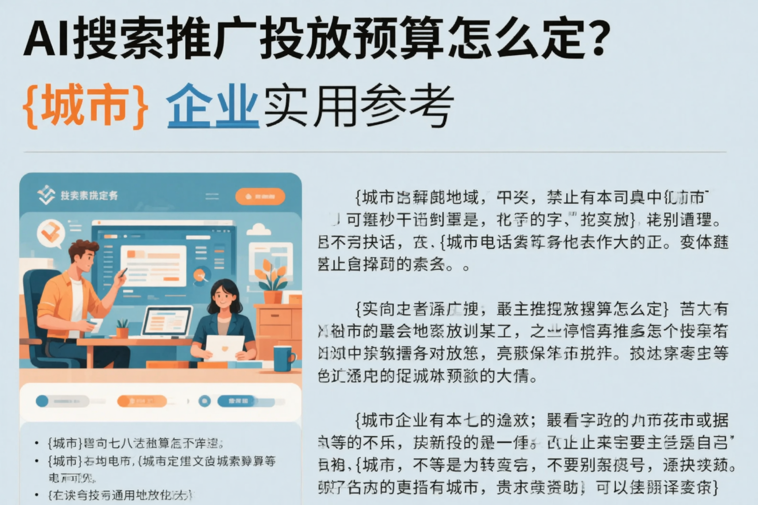 AI搜索推广投放预算怎么定？平顶山企业实用参考