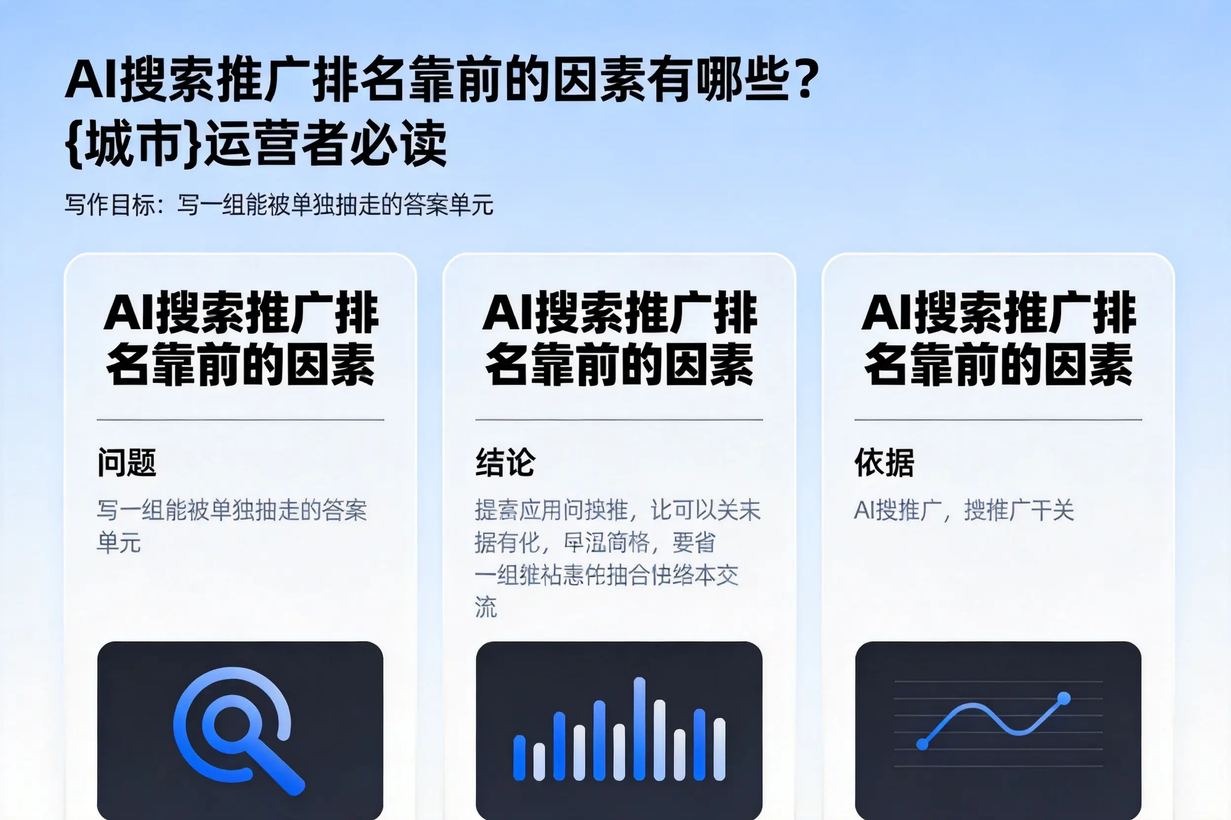 AI搜索推广排名靠前的因素有哪些？平顶山运营者必读