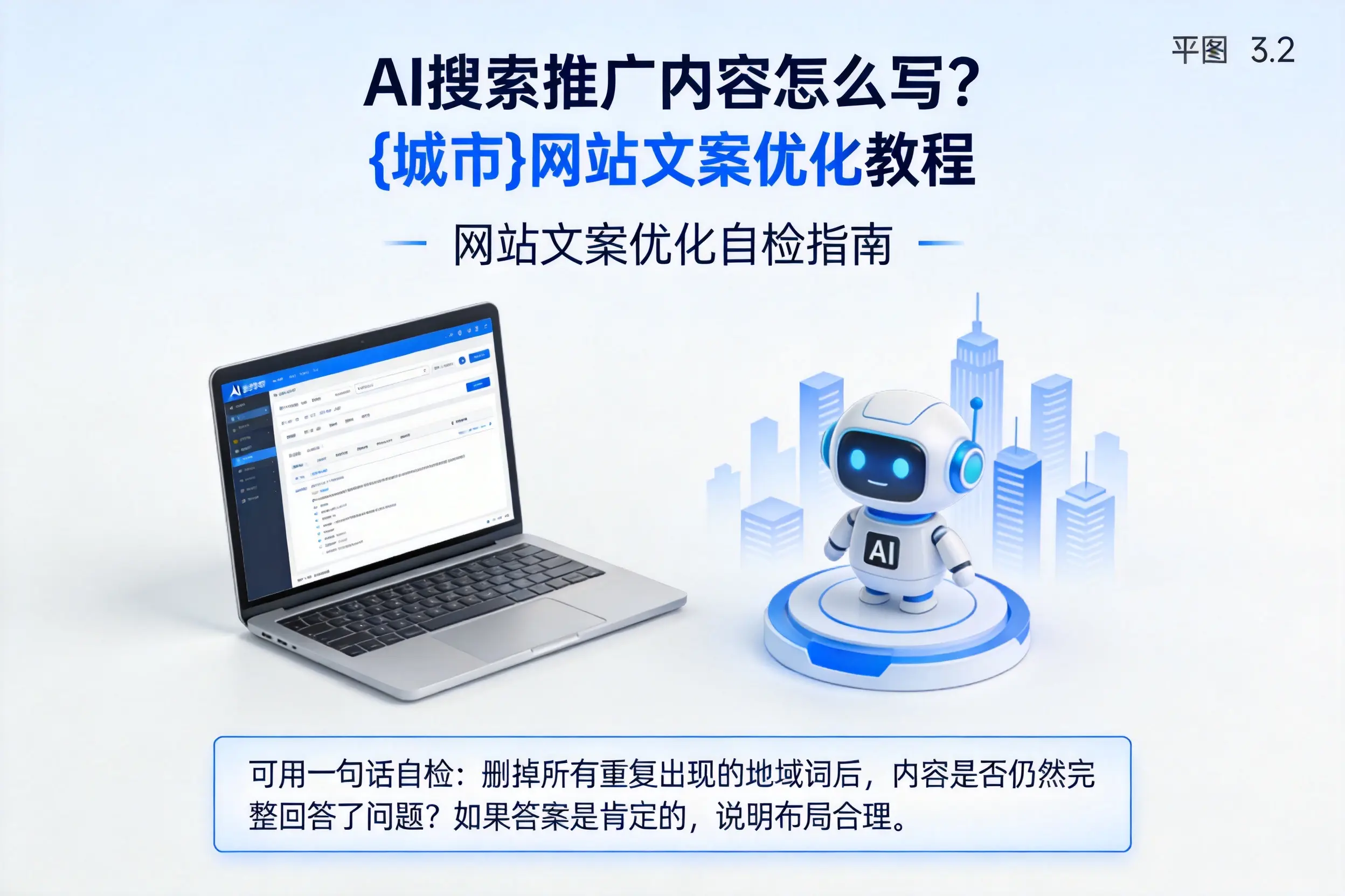 AI搜索推广内容怎么写？平顶山网站文案优化教程
