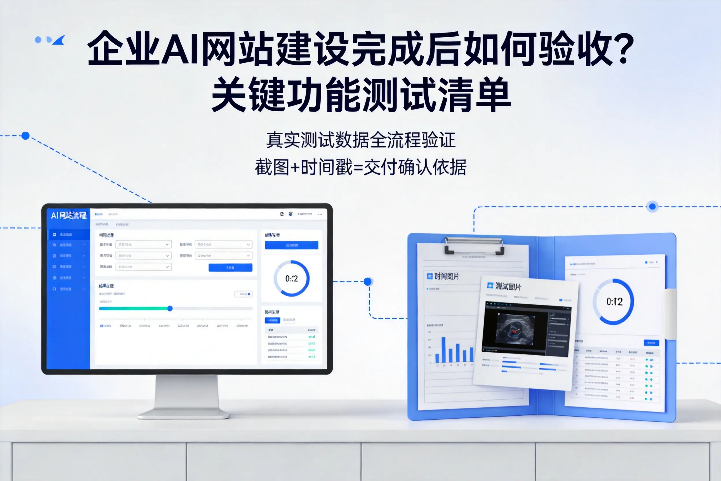 平顶山企业AI网站建设完成后如何验收？关键功能测试清单