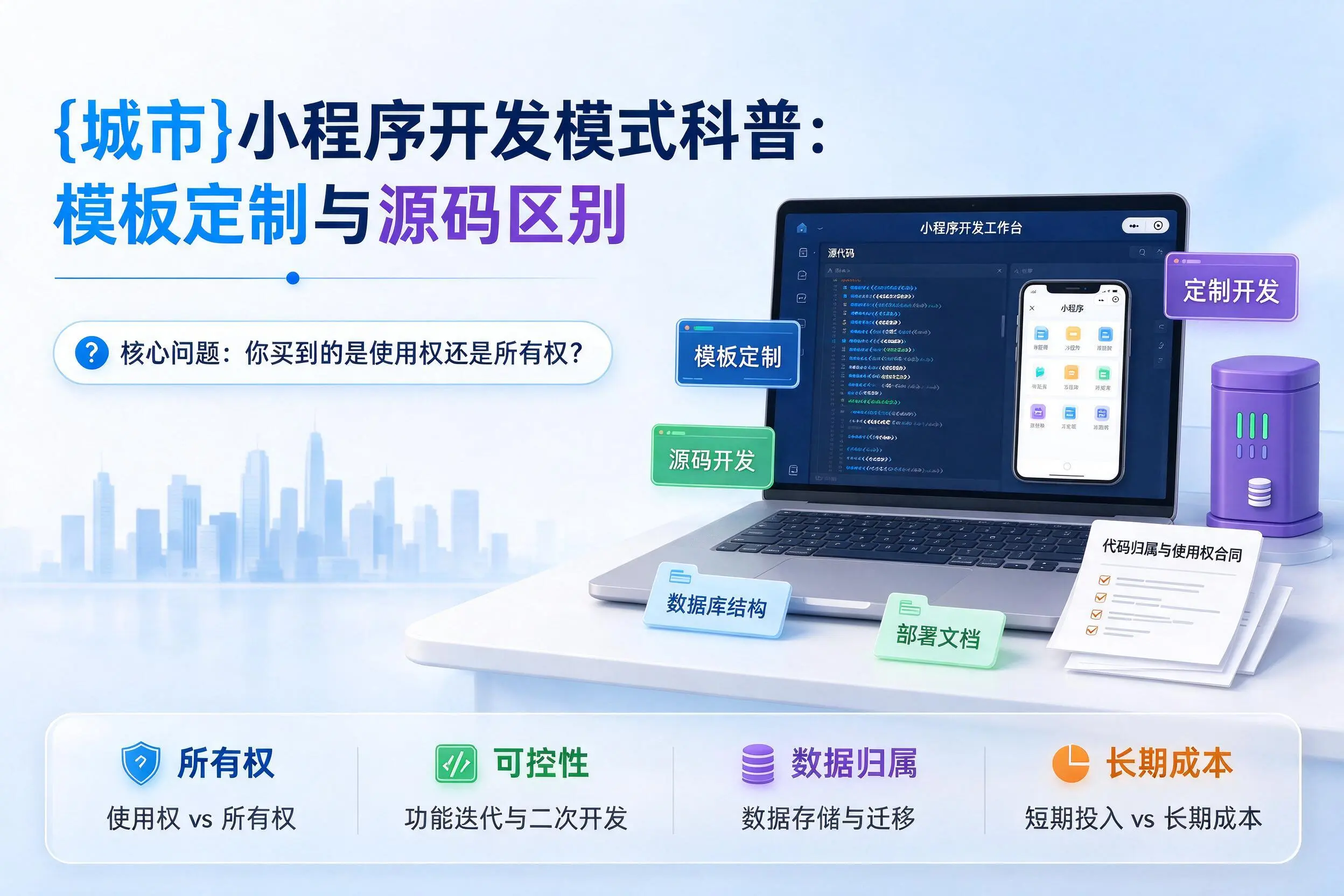 平顶山小程序开发模式科普：模板定制与源码区别