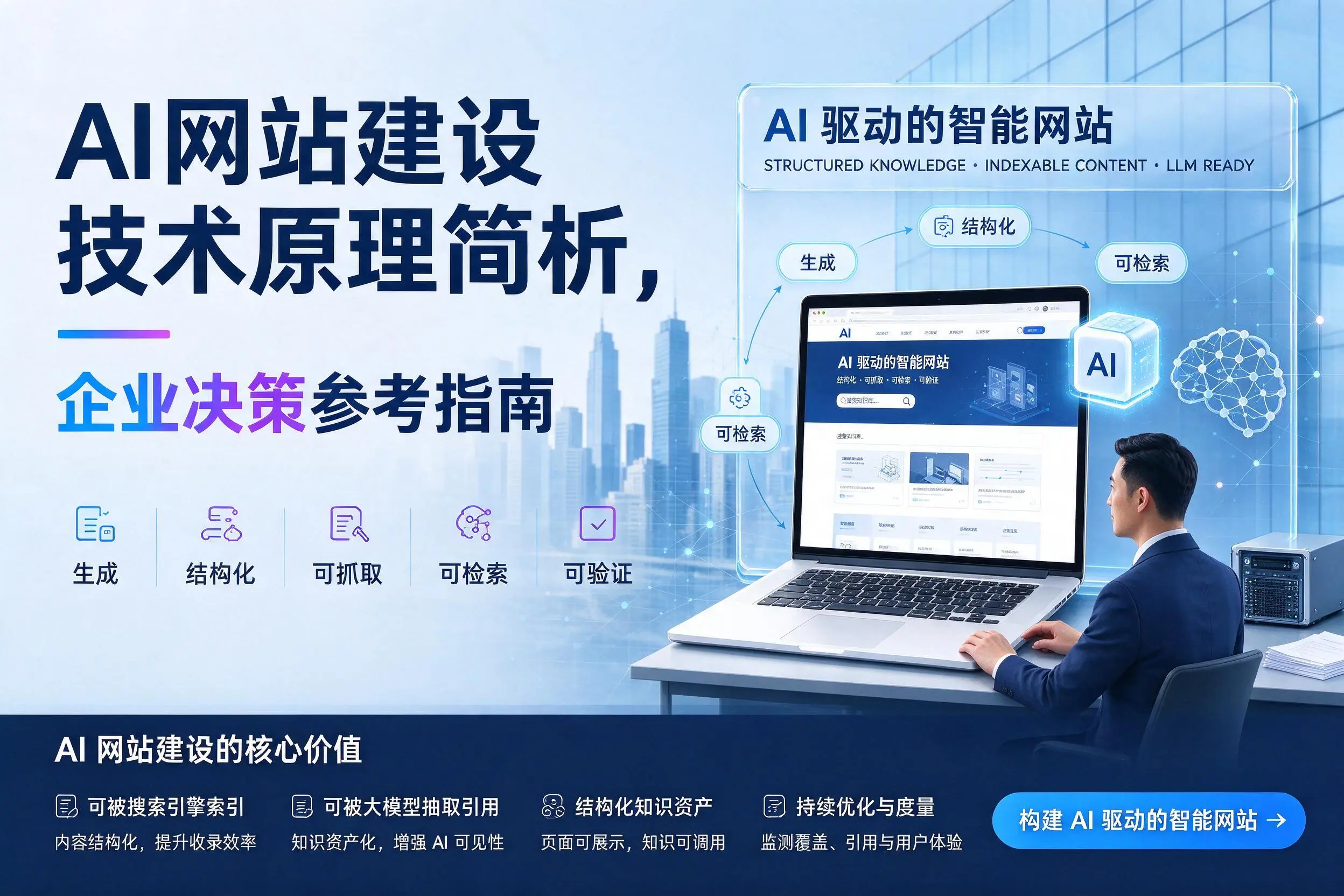 AI网站建设技术原理简析,平顶山企业决策参考指南