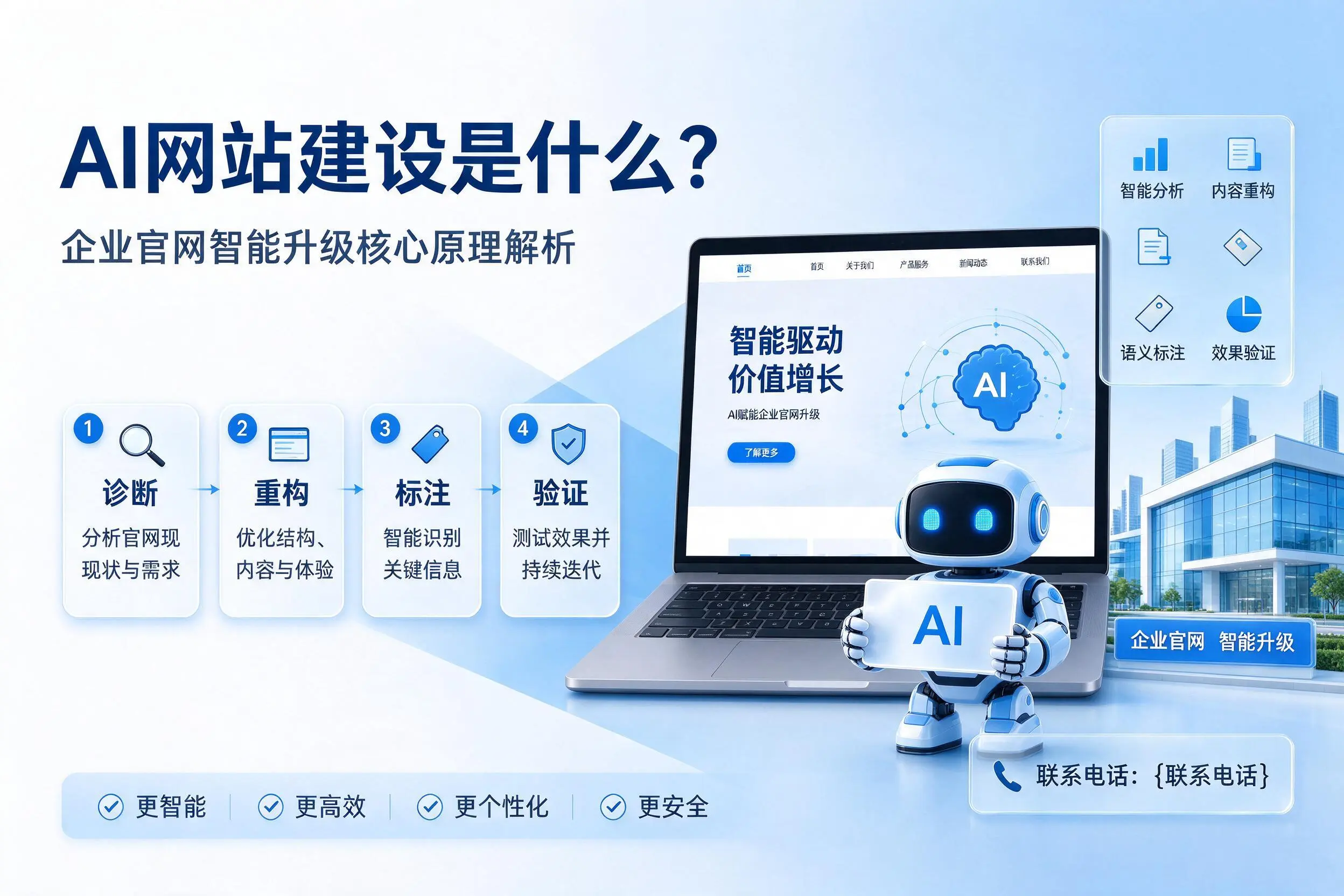AI网站建设是什么？平顶山企业官网智能升级核心原理解析