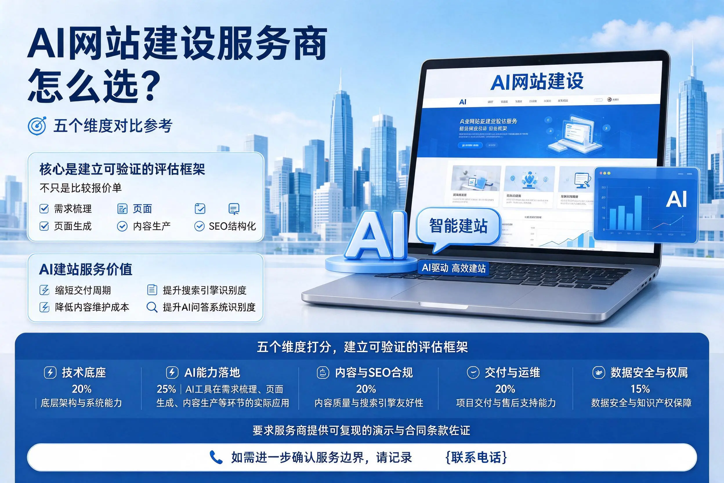 平顶山AI网站建设服务商怎么选？五个维度对比参考