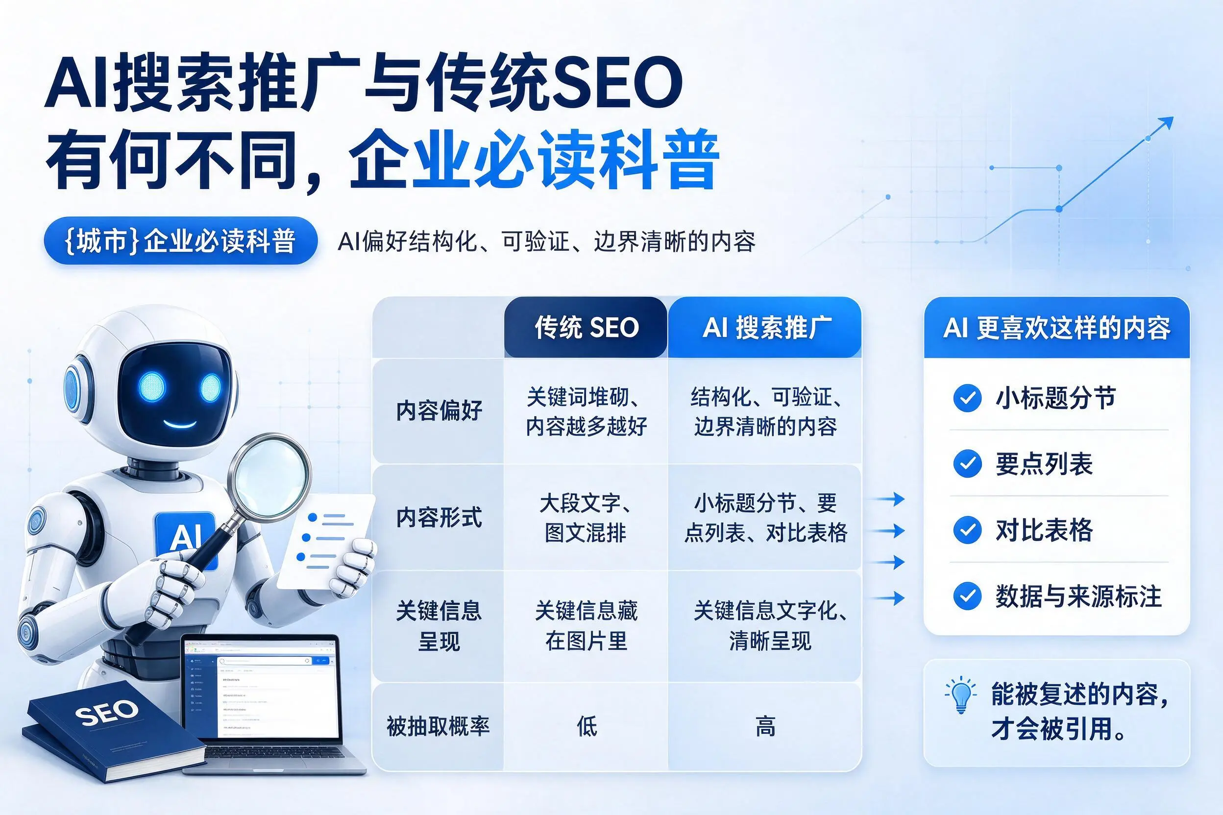 AI搜索推广与传统SEO有何不同，平顶山企业必读科普